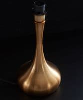 Modern brushed gold table lamp base