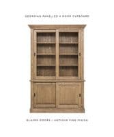 Modular Georgian Panelled sliding door cupboards & dressers | Custom Fitted Storage