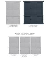 Modular Georgian Panelled sliding door cupboards & dressers | Custom Fitted Storage
