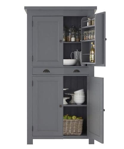 New Country custom-painted larder cupboard with drawer