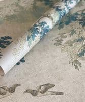 NEW Paradise Lost Verdure Birds -  Blue