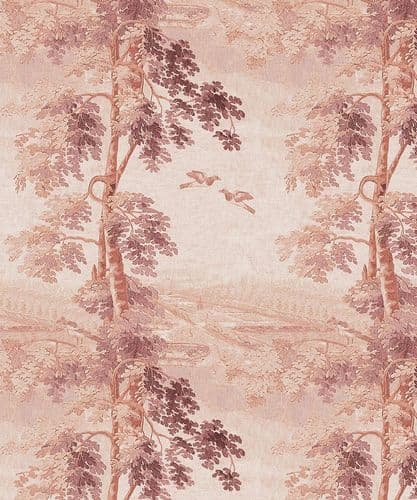 NEW Paradise Lost Verdure Birds - Rosatre