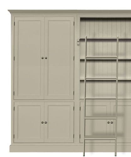 NEW Shaker Kitchen modular cupboards - wood or glazed doors