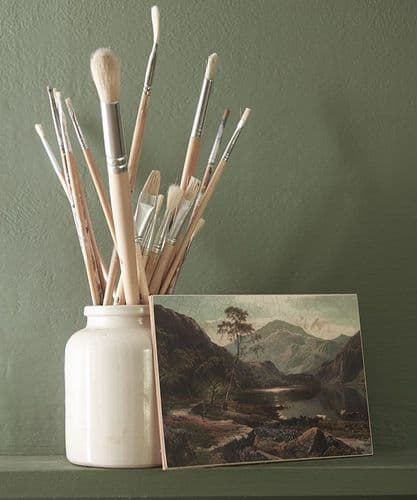 Oleograph landscape painting - SOLD