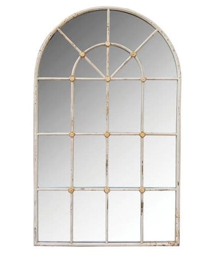 Outdoor arch top mirror