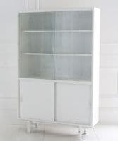 Painted mid century cabinet