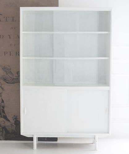 Painted mid century cabinet