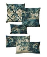 Paradise Lost Blue cushions