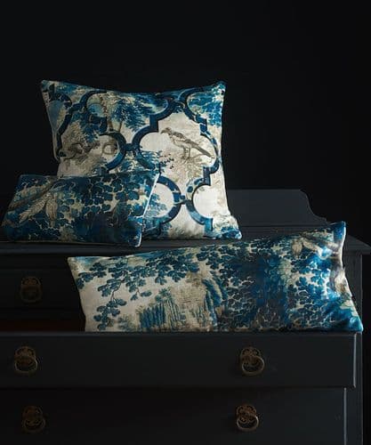 Paradise Lost Blue cushions