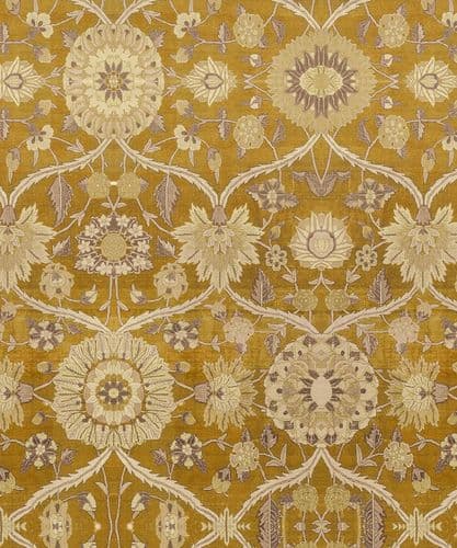 Persian Love Tokens velvet - Ochre