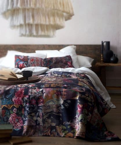 Persian Patchwork velvet throws
