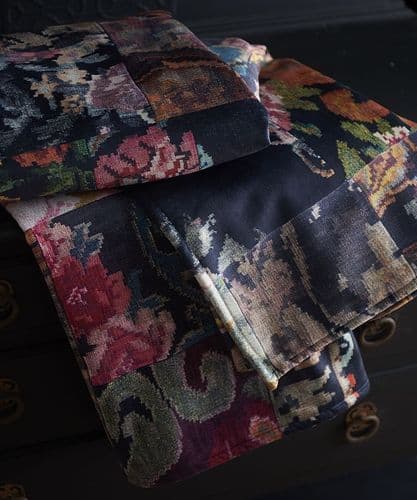 Persian Patchwork velvet throws