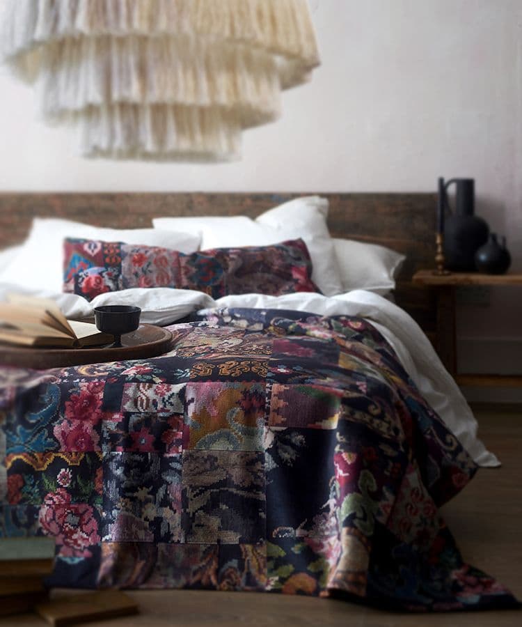 Persian Patchwork velvet throws