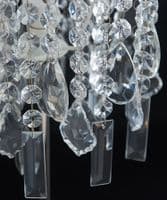 Rinna chrome crystal lampbase