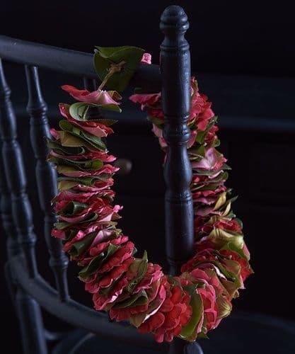 Rose petal wreath