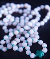 Semi-precious stone beaded necklace