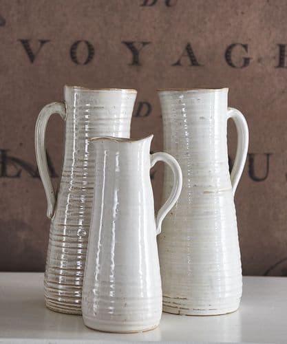 Set of 3 pottery jugs - SOLD