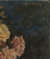 Still life with Roses - oil on board - SOLD