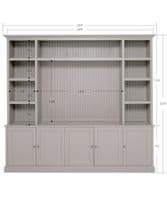 Urban Media Bookcase | Contemporary TV & Modular Storage Unit