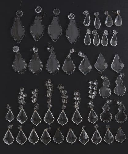 Vintage Chandelier Crystal Drops Collection - SOLD