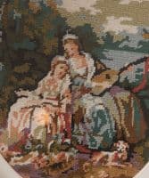 Vintage framed needlework