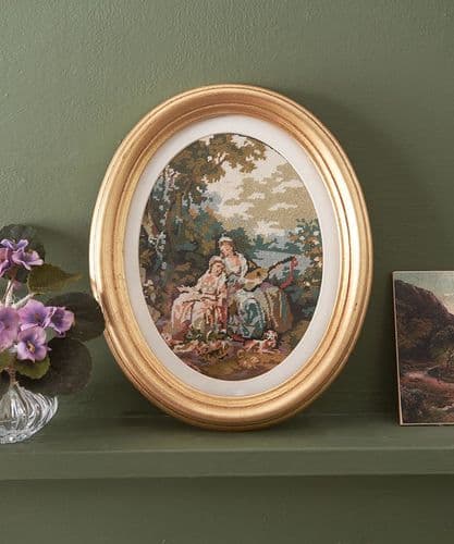 Vintage framed needlework