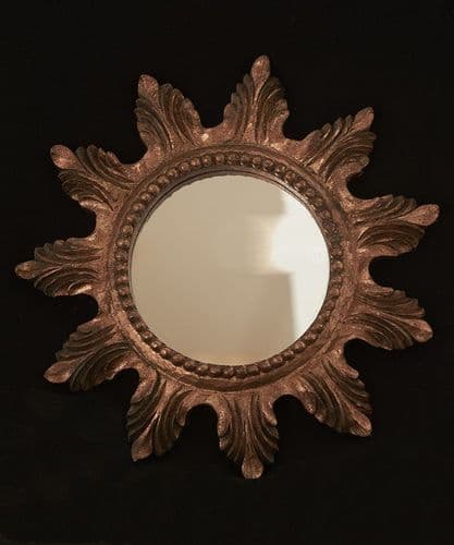 Vintage gilt sunburst mirror - SOLD