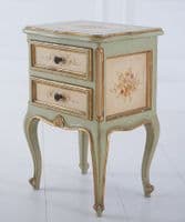 Vintage hand-painted Italian nightstand