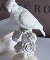 White Cockatoo on Roses - SOLD