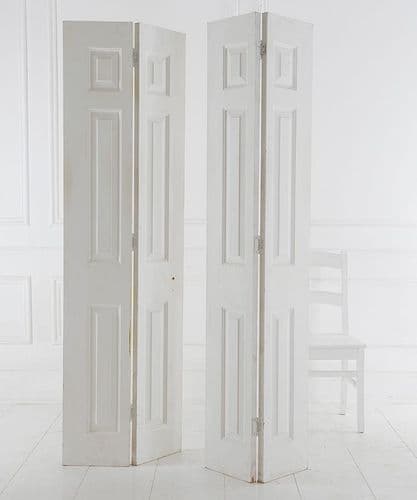 White narrow shutters / screens