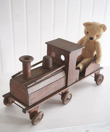 Wooden toy train