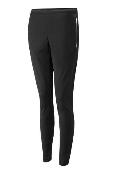 Black/White Unisex Slim Fit Sports Training Trousers