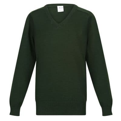 Bottle Green V/N Pullover
