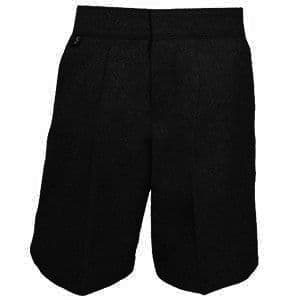 Boys Junior School Short Trousers Black