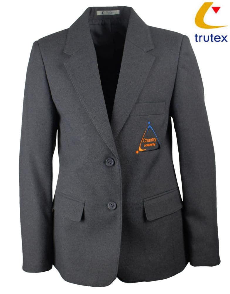 Banchory Academy Girls Poly Blazer Black main image 1