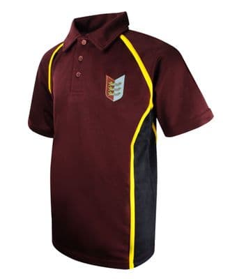 Colne Community School Unisex PE Polo Shirt (Compulsory)