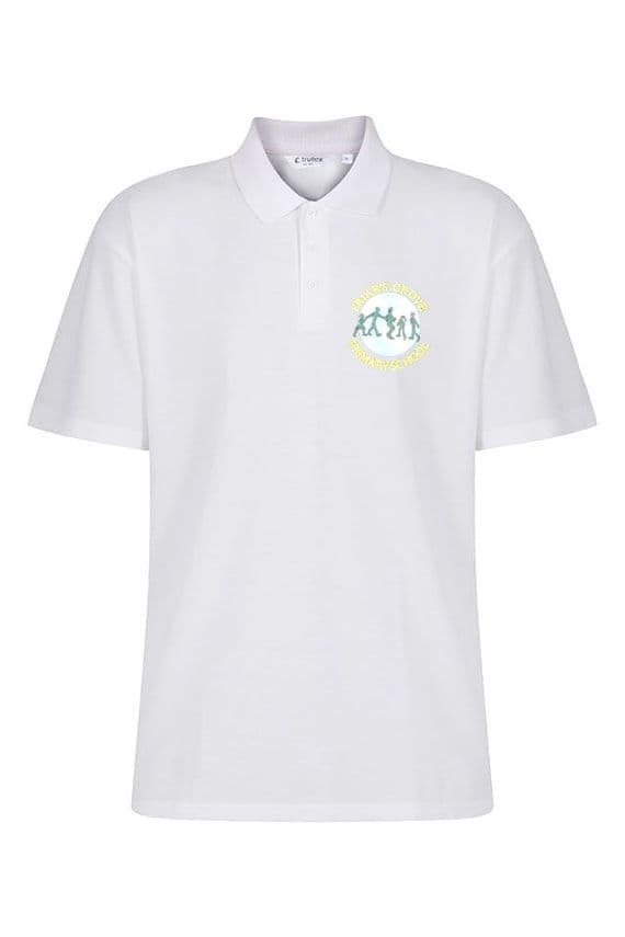 Friar's Grove Primary White Polo Shirt