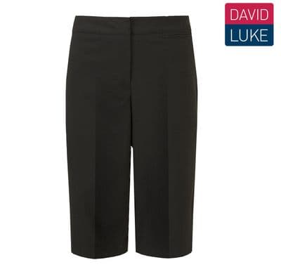 Girls Black Senior City Shorts