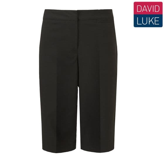 Girls Black Senior City Shorts