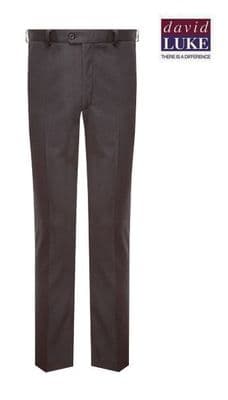 Grey David Luke Boys Slim Leg Trouser