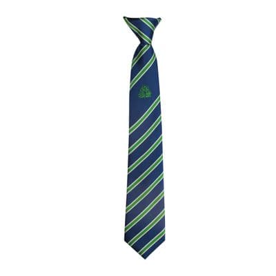 Hylands School Woven Motif Clip-on Tie