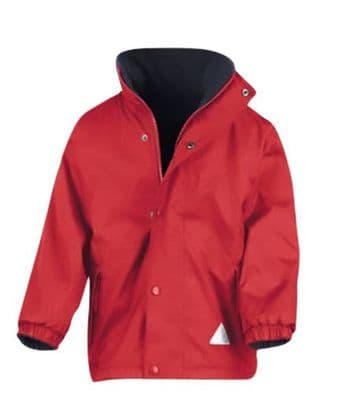 Red StormDri 4000 Waterproof Jacket with Navy Fleece Lining