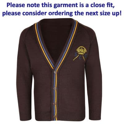 St Clare's Brown Cardigan