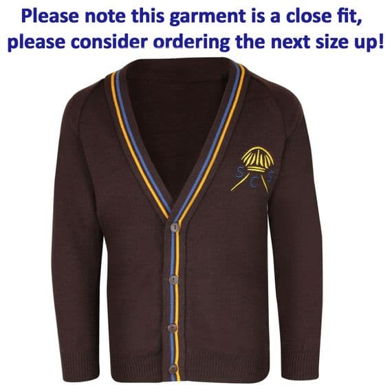 St Clare's Brown Cardigan