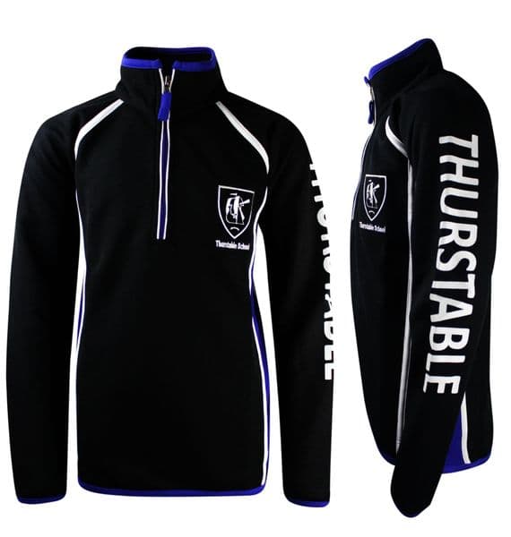 Thurstable School Long Sleeve Quarter Zip Sports Top