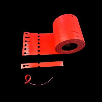 150 x 17mm Softprint Loophold, Red - 1000