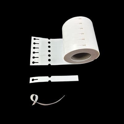 150 x 17mm Softprint Loophold, White - 1000