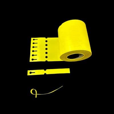 150 x 17mm Softprint Loophold, Yellow - 1000