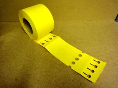 250 x 25mm Loophold Label, Tyvek, White - 1000