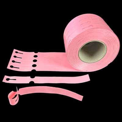 250 x 25mm Softprint Loophold, Pink- 1000
